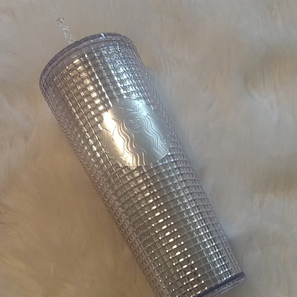 Starbucks 2020 Holiday Silver Disco Tumbler